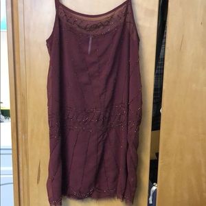 Free people sparkle slip dress